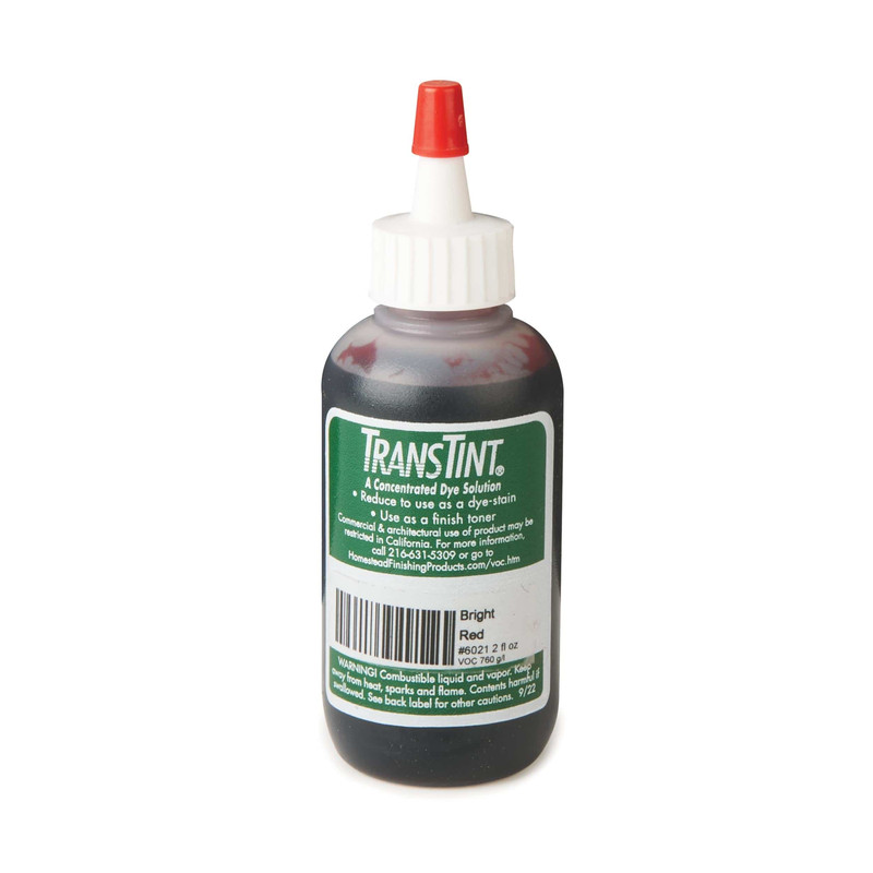Alcohol / Water Soluble Dye - 2 oz - Color:Bright Red